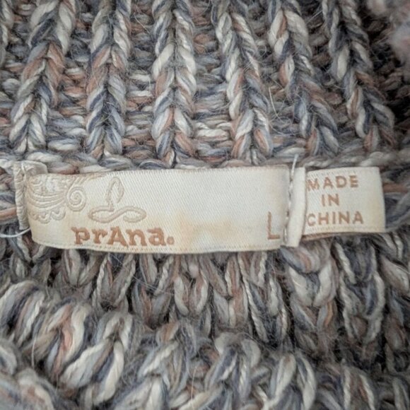 Prana Callisto Turtleneck Womens Size Large Beige Alpaca Blend Knit Sweater - Picture 6 of 14